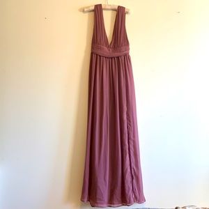 NEW! Beautiful Mauve Maxi Dress